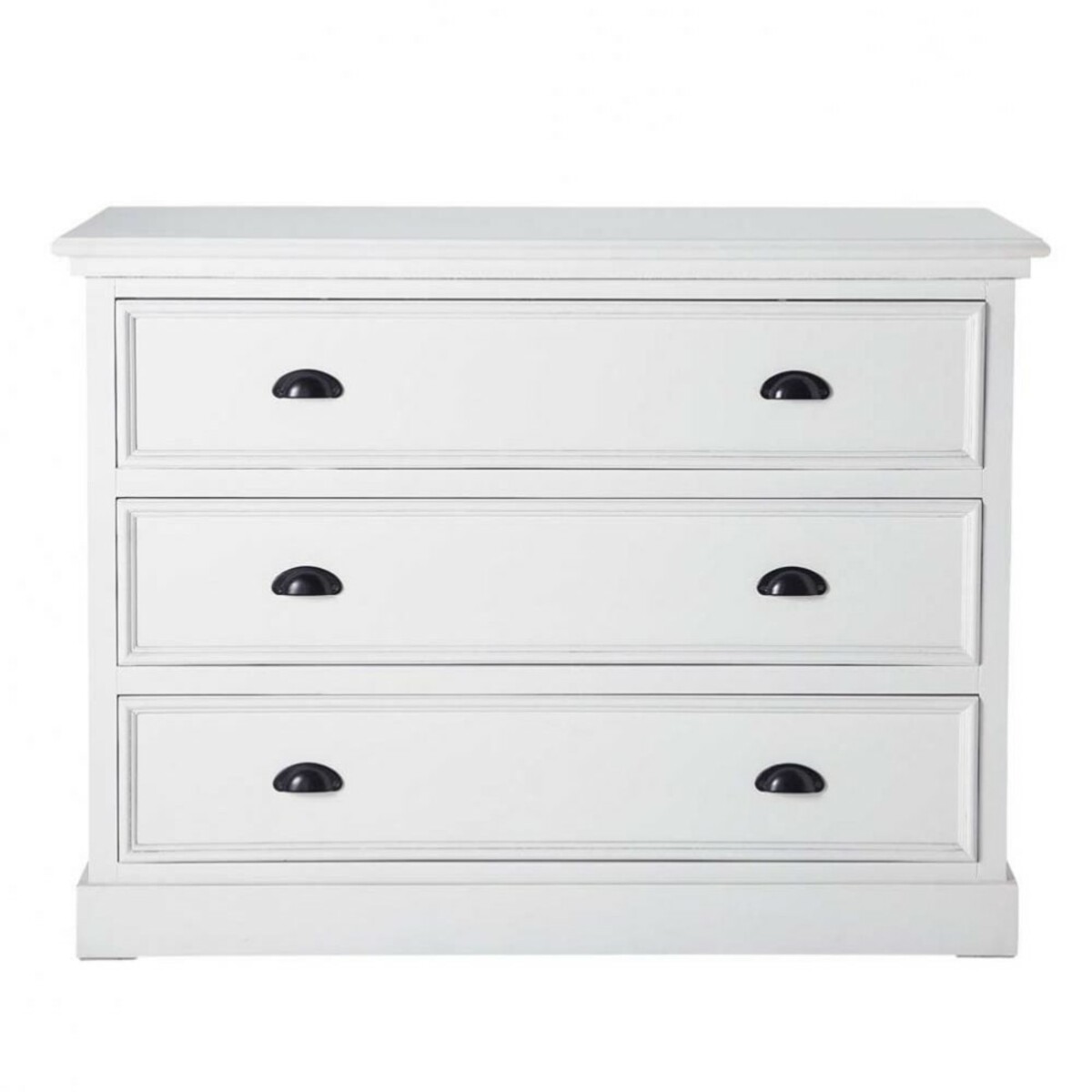 Commode en pin blanc L 115 cm Newport