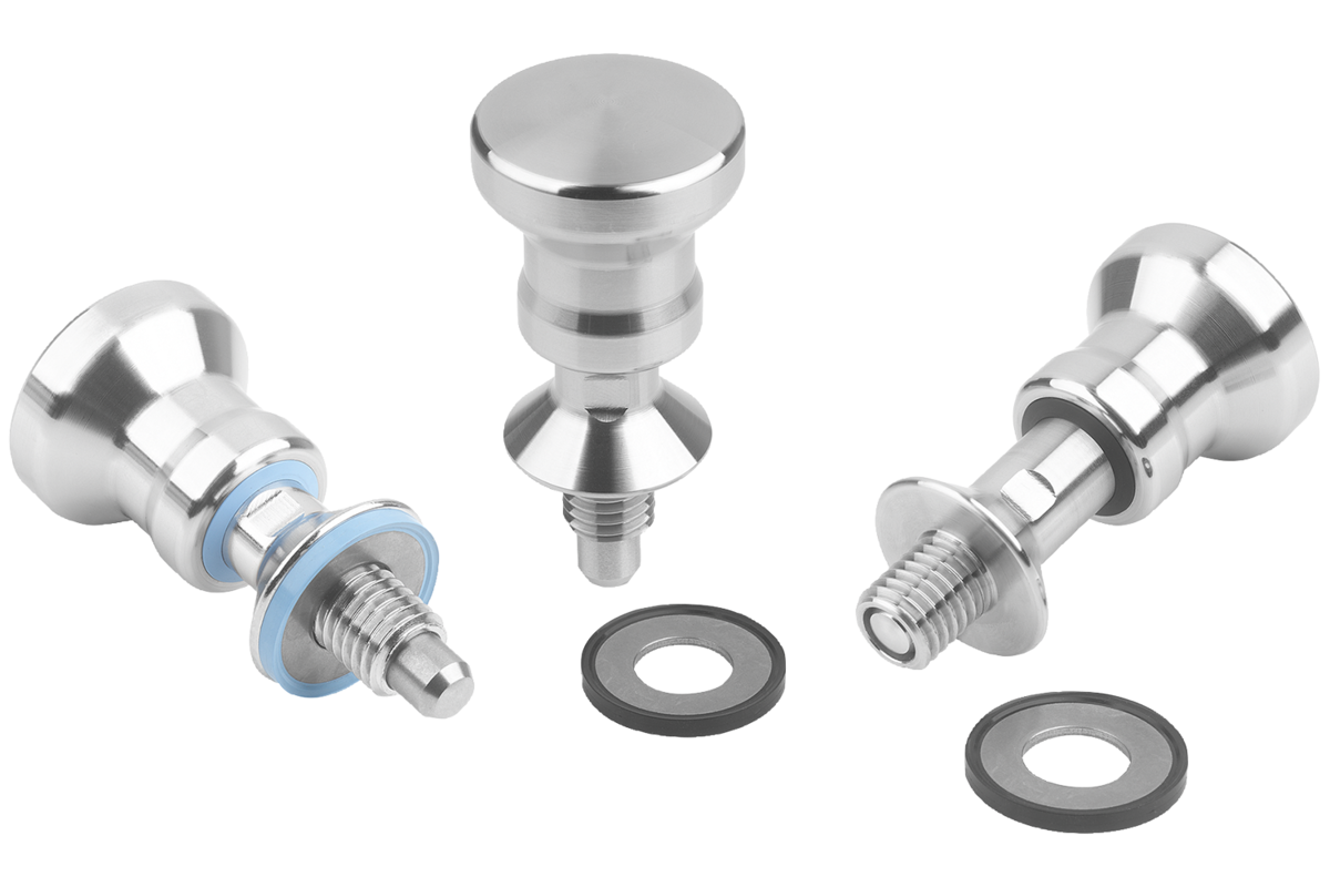 Doigt d'indexage en inox pour rondelles d'étanchéité Hygienic USIT®