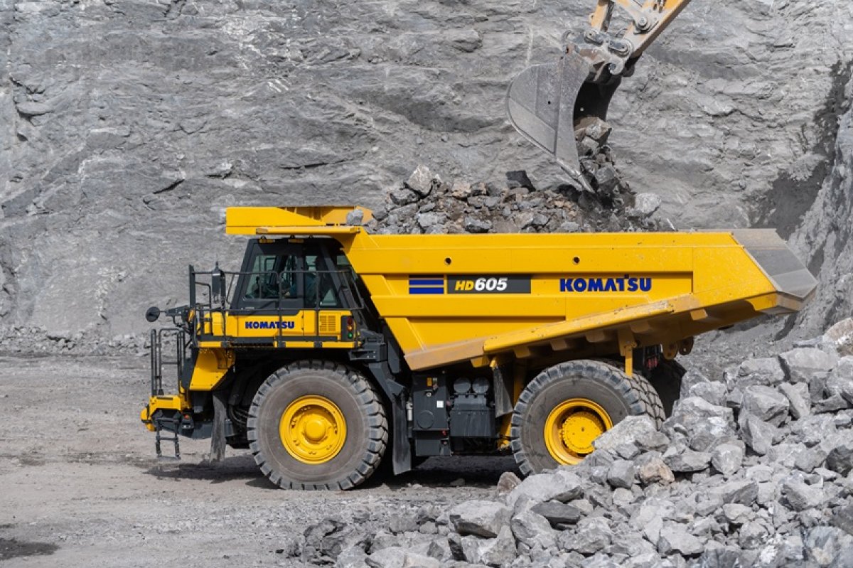 Le nouveau tombereau rigide HD605-10 de Komatsu sera en démonstration à Bauma
