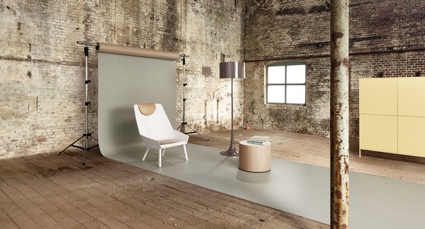 Marmoleum solid & striato, le lino de Forbo contemporain