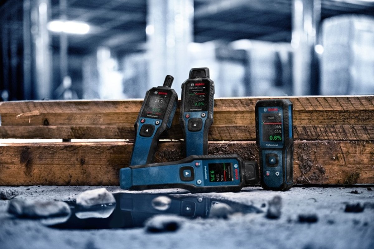 Nouvelle gamme d'outils de détection d'humidité et de température Bosch