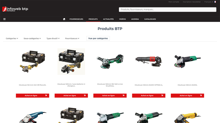 InfoWeb BTP — aperçu B